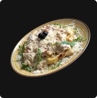 Pasta sa belim sosom u Rispettu